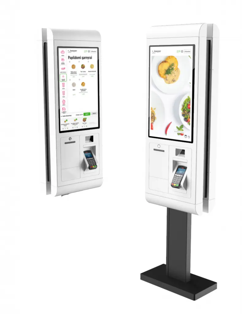 Servizio di Fast Food Self-terminale coda macchina completo LCD pagamento ordini chioschi bolletta di cassa stampa Digital Signage