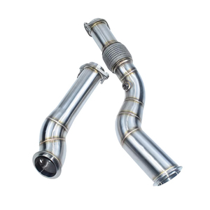 Tuyau de descente en acier inoxydable haute performance avec bouclier thermique pour mise à niveau du système d'échappement des BMW <span class=keywords><strong>M2</strong></span> M3 M4 G80 G82 G87 3.0T (2021-2024) - Product Image 3