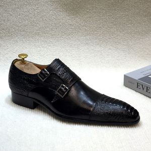 2025 Mens Genuine Leather <b>Shoes</b> Comfort Breathable Anti-Slip Trendy Lightweight Evergreen Rubber Midsole Office Career Casual - Product Image 3