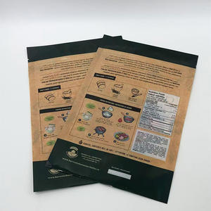 Materiales de calidad alimentaria PE Embalaje de plástico Aislamiento de oxígeno Bolsa con cremallera resellable Bolsa de sellado térmico para salsa Nueces Dumpling - Product Image 3