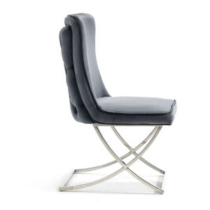 Sillas <span class=keywords><strong>de</strong></span> Comedor <span class=keywords><strong>de</strong></span> Diseño Nórdico Moderno y Lujoso, Sillas <span class=keywords><strong>de</strong></span> Comedor <span class=keywords><strong>de</strong></span> Tela para Cocina y Comedor, Sillas <span class=keywords><strong>de</strong></span> Comedor <span class=keywords><strong>de</strong></span> Terciopelo con Respaldo <span class=keywords><strong>de</strong></span> Ala - Product Image 5