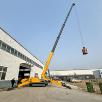 Mini-grue araignée à chenilles télescopique haute performance avec certificat CE à vendre