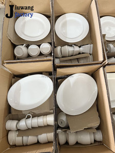 Vente de liquidation B2B : Stock mixte de vaisselle en céramique blanche irrégulière (assiettes, bols) – Vente directe par tonne - Product Image 5