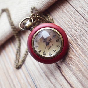 Orologio da Tasca Vintage Europeo in Legno di Mogano, Cassa Circolare Antica, Orologio da Tasca per Uomo e <span class=keywords><strong>Donna</strong></span>, Vendita all'Ingrosso, Orologio Collana alla <span class=keywords><strong>Moda</strong></span> - Product Image 4