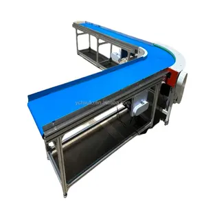 Top Supplier Adjustable Height Automatic Mini PVC PU Belt Conveyor System For Snacks Peppers Carrots