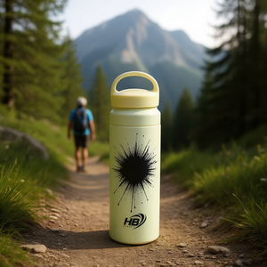 Portable 500ml <b>Thermos</b> Cup with Spray Paint Sports <b>Bottles</b> - Product Image 3