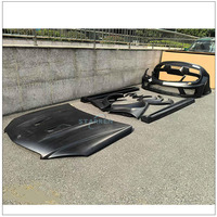 Kit carrosserie large pour Mercedes-Benz Classe C W204 C63 AMG 2008-2013 : pare-chocs avant et arrière larges, jupes latérales, capot et ailes