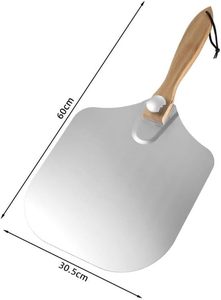 Gadgets <span class=keywords><strong>de</strong></span> cocina, palas <span class=keywords><strong>para</strong></span> Pizza, herramientas, mango <span class=keywords><strong>de</strong></span> bambú <span class=keywords><strong>de</strong></span> <span class=keywords><strong>madera</strong></span>, <span class=keywords><strong>pala</strong></span> <span class=keywords><strong>de</strong></span> Metal <span class=keywords><strong>de</strong></span> aluminio <span class=keywords><strong>de</strong></span> 12 pulgadas <span class=keywords><strong>para</strong></span> pelar Pizza, <span class=keywords><strong>para</strong></span> <span class=keywords><strong>horno</strong></span>, hornear <span class=keywords><strong>pan</strong></span> casero - Product Image 5