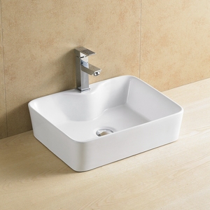 HS-8032 Modern Oval Design <strong>Hand</strong> <strong>Wash</strong> Sink Triple Bathroom Sink <strong>Set</strong> for Hotels Easy Clean Toilet Sink - Product Image 4