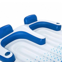 Chaise longue gonflable Portable avec oreiller pour 2 personnes