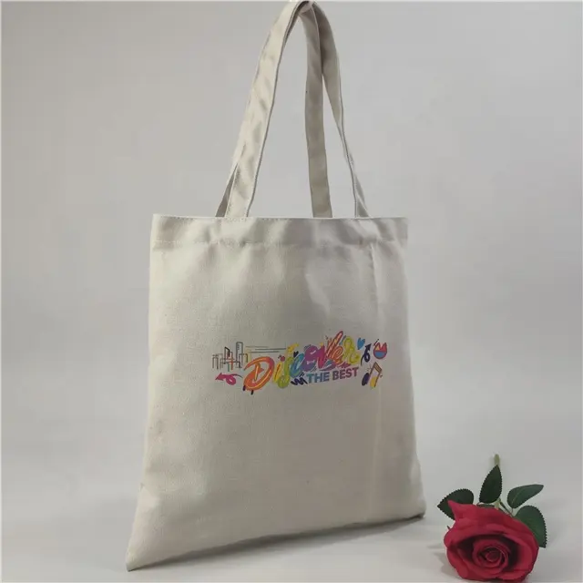Su misura fatti a mano borsa di stoffa di cotone Borsa di Tela Nera Con Manici T Camicia Piccola Pianura Canvas Make Up bag