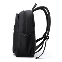 Sac d'école noir grande capacité pour étudiants hommes Business sac à dos étanche pour ordinateur portable