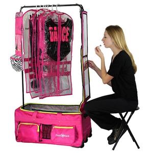 Free sample Kids Ballet Competition Travel Duffle Dance Garment <b>Bags</b> with Garment Rack Waterproof Luggage <b>Trolley</b> Roller - Product Image 6