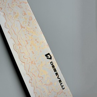 Couteaux Santoku de style forgé à la main Desevelli, acier Damas japonais VG10, couteau de chef professionnel, ambidextre