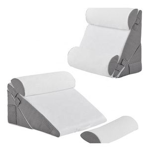 Custom Size 3pcs Comfort Muti Position Triangle <b>Bed</b> Wedge Memory Foam Pillow <b>for</b> <b>Back</b> Pain - Product Image 1