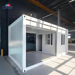 20ft casa contenitore prefabbricato staccabile minuscole <span class=keywords><strong>case</strong></span> <span class=keywords><strong>in</strong></span> legno e acciaio con pannello Sandwich per uso ufficio per la <span class=keywords><strong>vendita</strong></span> per i magazzini - Product Image 1
