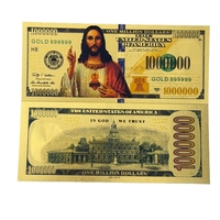 Uang Kertas Yesus 7 Model Amerika 2026 Berlapis Emas 24K untuk Hadiah