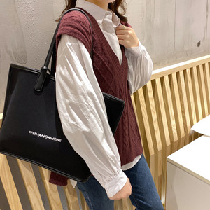 Bolso de Lona para Mujer 2026, Nuevo, Moderno, Versátil, de Gran Capacidad, Bolso de Compras, Bolso Tote, Bolso de Hombro para Estudiantes y Viajes - Product Image 3