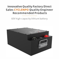Baterai LiFePO4 E-Bike 48V 60V 72V 20Ah Langsung dari Pabrik, 6000 Siklus, Baterai Lithium dengan BMS untuk Sepeda Listrik dan Skuter