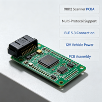 Solution PCBA de diagnostic automobile OBD2 personnalisée, scanner automobile ELM327, assemblage de carte de circuit imprimé, prise en charge du développement de micrologiciel, OEM ODM