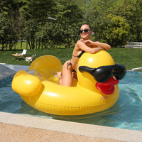 MART Canard Flotteurs pour Adultes Canard Flottant en PVC Écologique Grand Canard Flottant en Caoutchouc