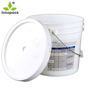 Seau chimique Seau à peinture Matière plastique 12L Seau de stockage multifonctionnel Seau en plastique 12KG avec couvercle - Product Image 1