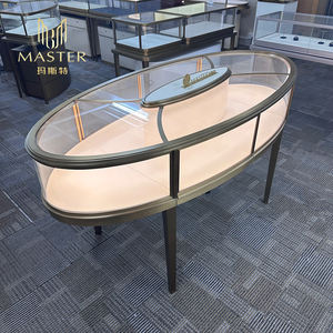 MASTER, le plus populaire : Comptoir de réception pour bijouterie, <span class=keywords><strong>Vitrine</strong></span> de présentation de bijoux, Présentoir de bijouterie <span class=keywords><strong>en</strong></span> acier inoxydable - Product Image 6