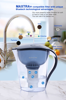 Carafe filtrante à eau de 3,5 L de haute qualité, prix direct usine, purificateur d'eau le plus vendu, durée de vie longue, prix usine