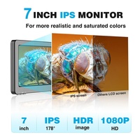 Microlong DM9H 16M HD Digital Stereo Microscope Camera for Interface LCD Display 8 LED Illumination 1-Year Warranty for