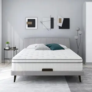 BS7177英国标准经济型单人床床垫厂家价格弹簧床垫出售学生床垫