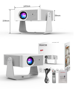 <span class=keywords><strong>Projecteur</strong></span> LED intelligent Android 4K portable avec Wi-Fi, correction trapézoïdale automatique, courte focale, pour cinéma maison et usage professionnel, objectif manuel, 2G <span class=keywords><strong>Pico</strong></span> <span class=keywords><strong>Mini</strong></span> US - Product Image 4