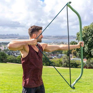 Portable <strong>Gorilla</strong> Bow Resistance Bands Arrow and Bow Set for Weightlifting and Exercise Fitness Function - Product Image 4