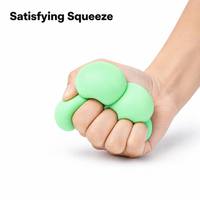 Balles anti-stress en mousse mate, douces au toucher, en vrac, en seau, couleurs assorties, balles anti-stress de bureau
