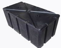 Flotteur sans soudure en mousse LLDPE+EPS Stark Marina pour fournitures marines, bateaux-maisons, quais flottants en plastique, quais de marina, pontons