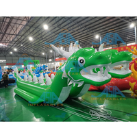 Vente en gros d'usine, tube gonflable remorquable pour jet ski, design dragon, bateau banane gonflable pour la mer