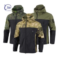Veste de camouflage pour hommes en polyester, imperméable et coupe-vent, veste chaude pour l'extérieur