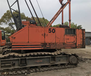 HITACH KH150 Crawler Crane panas dan digunakan dalam kondisi baik dengan komponen asli Isuzu mesin pompa Gearbox bantalan Motor - Product Image 5