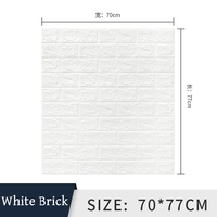Autocollants Muraux Intérieurs en Gros 70x77 Mousse XPE Auto-Adhésifs Papier Peint 3D Carrelage Mural Imperméable