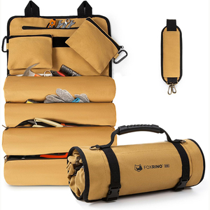 Free sample Heavy Duty <b>Tool</b> Organizer <b>for</b> Men Women Portable <b>Tool</b> <b>Bag</b> Roll up with Zipper Pocket Compact <b>Small</b> Toolbag - Product Image 6