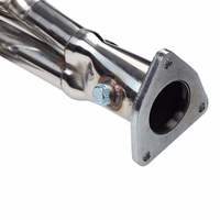 Header Knalpot Racing Baja Anti Karat Poles Berkualitas Tinggi, Dilas TIG, Manifold Pasang Langsung untuk Mazda RX8 RX-8