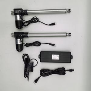 Suministro de fábrica, <span class=keywords><strong>Motor</strong></span> de 12V 24V CC, actuador lineal eléctrico de cama médica 6000N con controlador para piezas de silla reclinable - Product Image 1