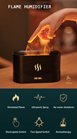 Diffuseur d'arômes à flamme unique et populaire OEM, alimenté par USB, lumière de flamme monocolore, humidificateur d'air parfumé pour la maison