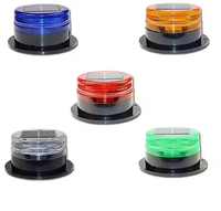 Feux de signalisation routière solaires clignotants de haute qualité, feux clignotants LED