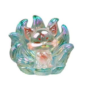Yu Mo Craft - Figurines de renard à neuf queues légendaire en boîte mystère - Ornements en résine - Décoration d'intérieur - Cadeau - 14 ans et plus - Unisexe - Product Image 5