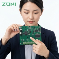 Placa de Control con Terminal de Tornillo de 10 Pines ZONI, PCB de Doble Cara FR-4 para Ensamblaje Electrónico de Electrodomésticos