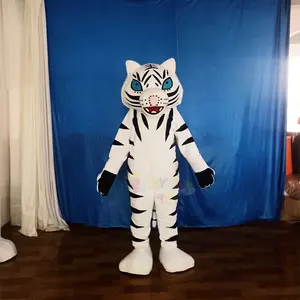 Disfraz de Mascota de tigre blanco, Animal de dibujos animados CE de alta calidad, a la venta