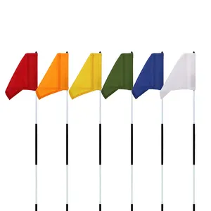 Wholesale Polyester Golf Flag Custom Design Mini Stick For Golf Club