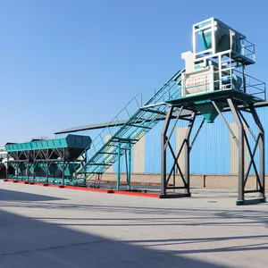 Fully Automatic Concrete Mixing Hzs75 High Performance Ready Mixed Concrete Batching Plant