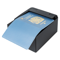 Escáner de Pasaportes RFID de Página Completa para Escritorio, Lector de Documentos OCR MRZ, Dispositivo de Seguridad Automático para Tarjetas de Identificación, para Aeropuertos y Hoteles, SDK Gratuito