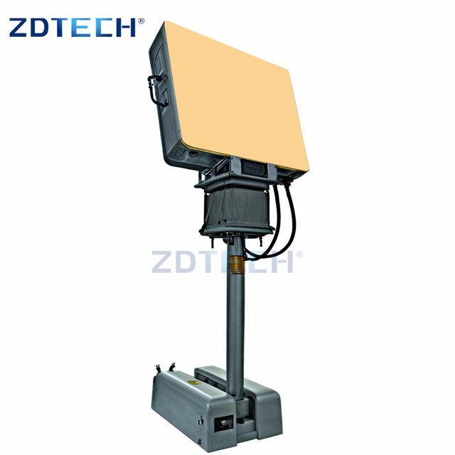 5km Distance Phased Array Radar 360 Degree Rotation Detection System Ku-Band X-Band Customizable Varietal Band